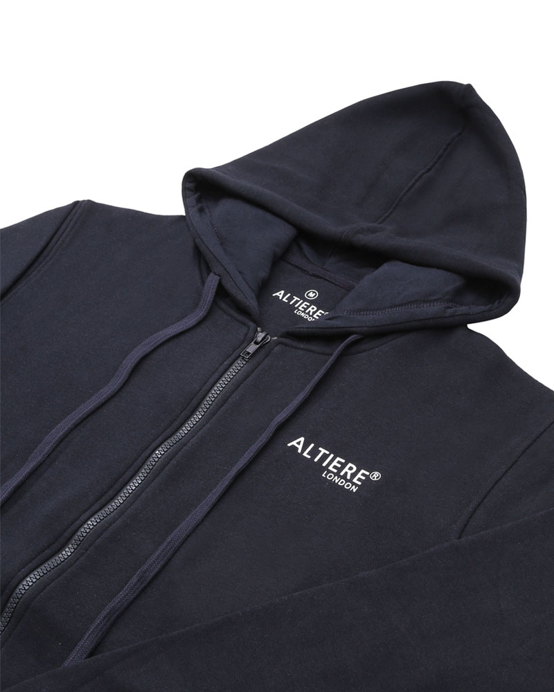 Men's Tracksuit Classic Fleece Set Full-Zip (Navy) - Image 4
