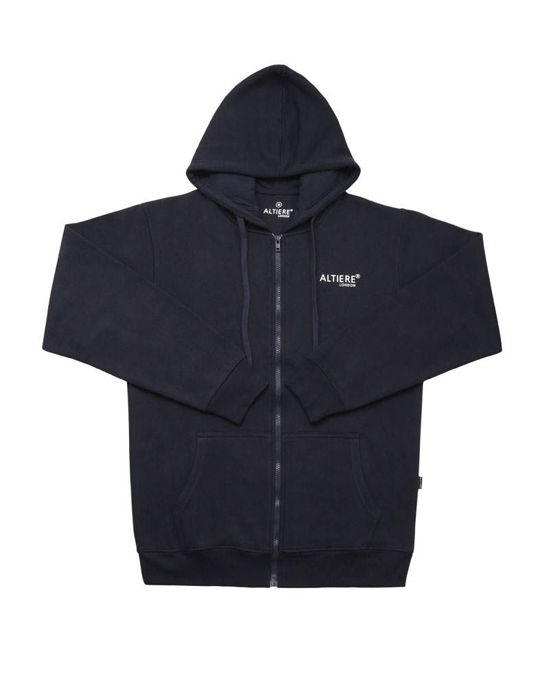 Men's Tracksuit Classic Fleece Set Full-Zip (Navy) - Image 2