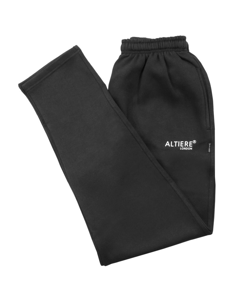 Men's Tracksuit Classic Fleece Set Full-Zip (Black) - Image 7